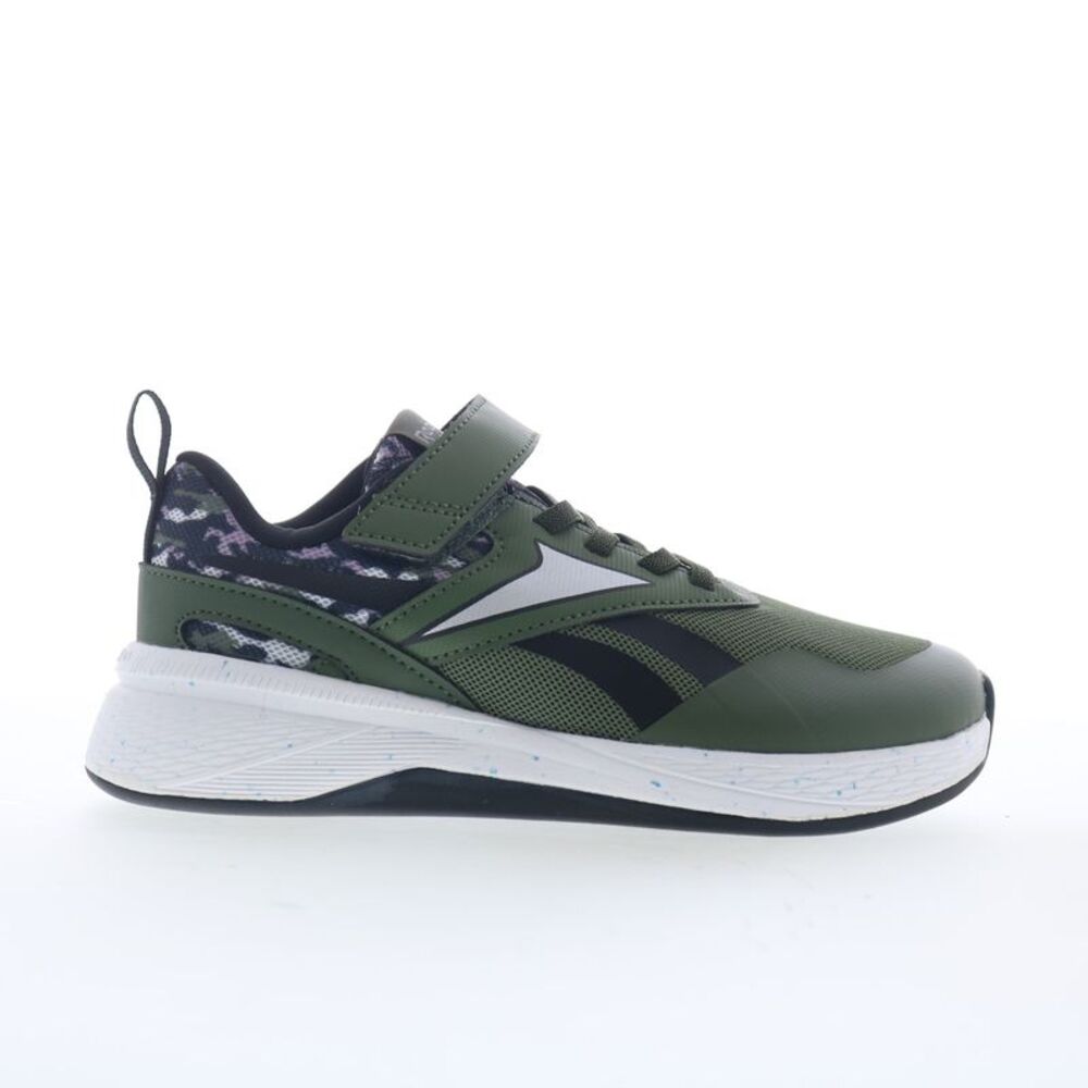 Reebok Boys Nano Play Stretch Lace & Top Strap Green Shoes (NWT)